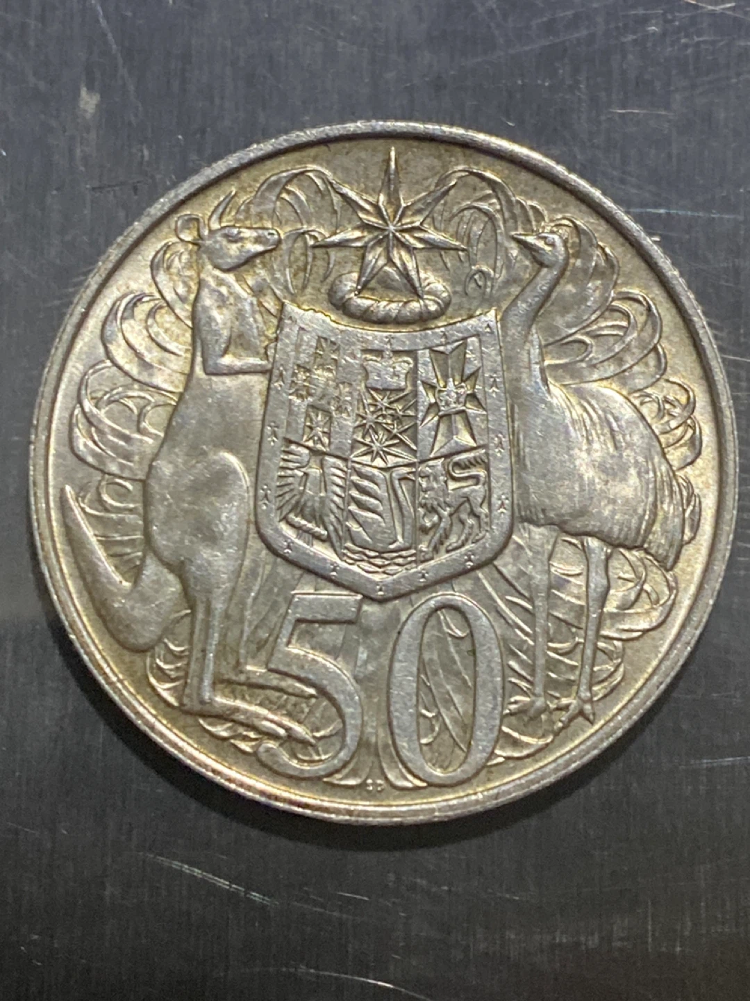 1966 Australia silver 50 Cent Coin - photo 2