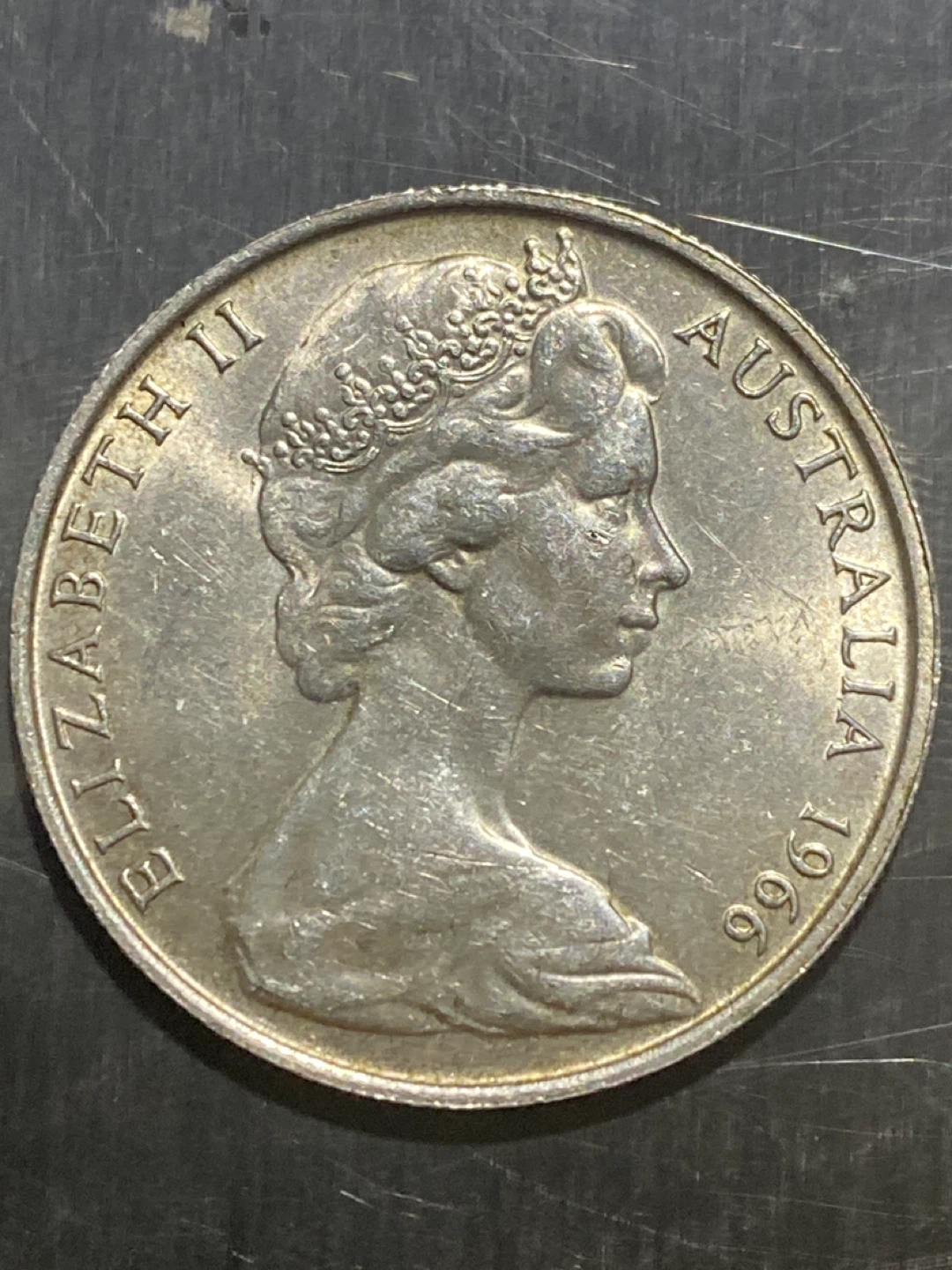 1966 Australia silver 50 Cent Coin