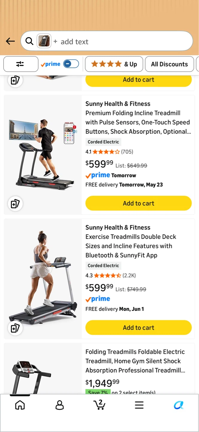 Sunny Health & Fitness Folding Incline Treadmill - photo 4