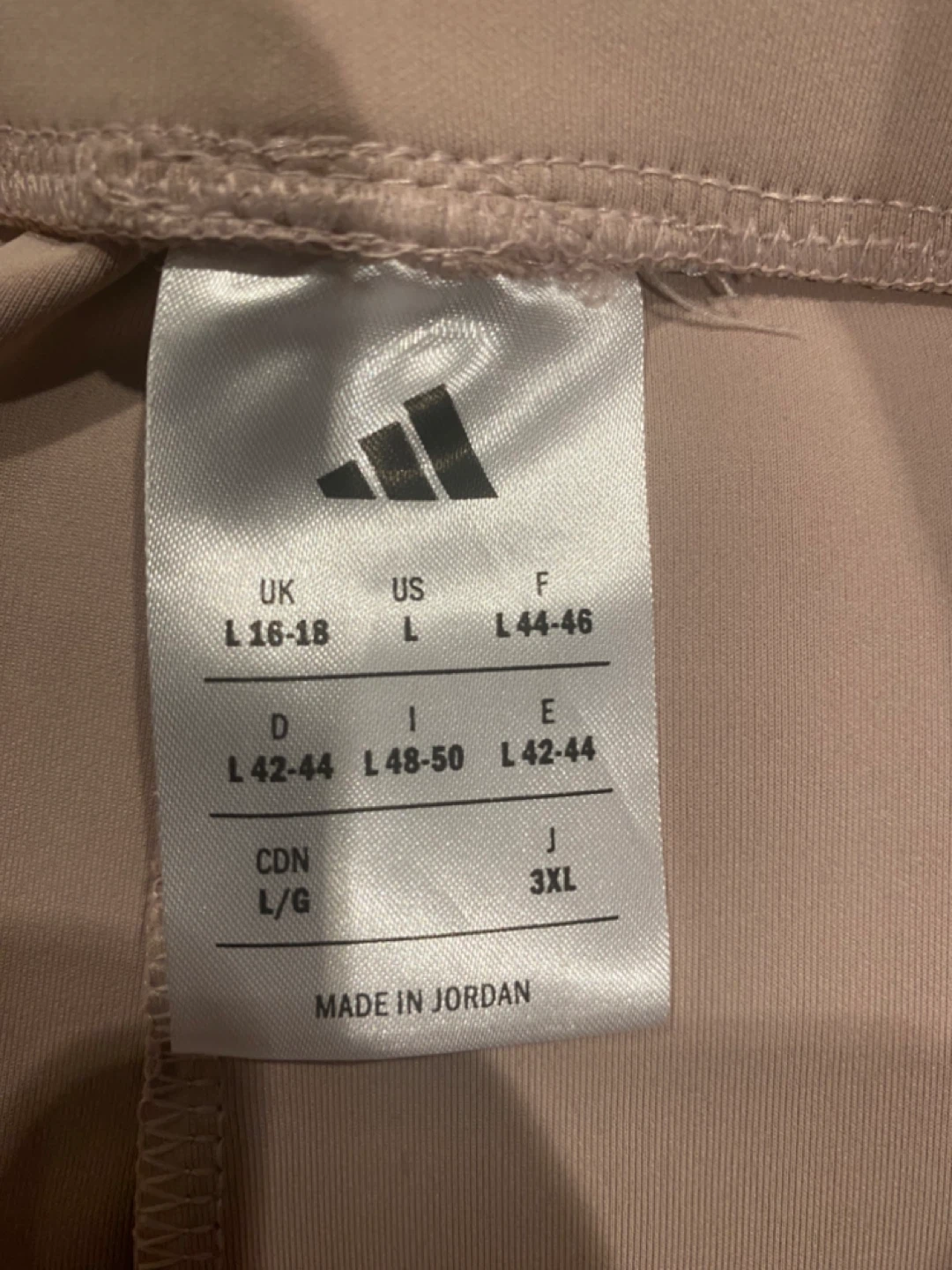 Adidas Women's Light Pink Track Pants - Size L/G - photo 3