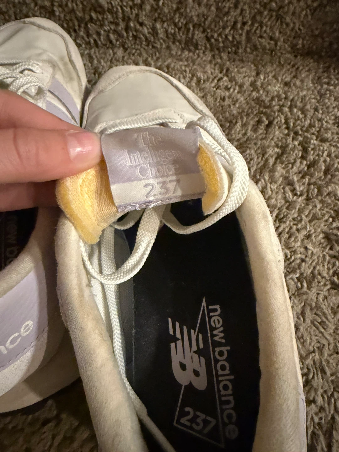 New Balance 237 Sneakers - Cream/Lavender - photo 4