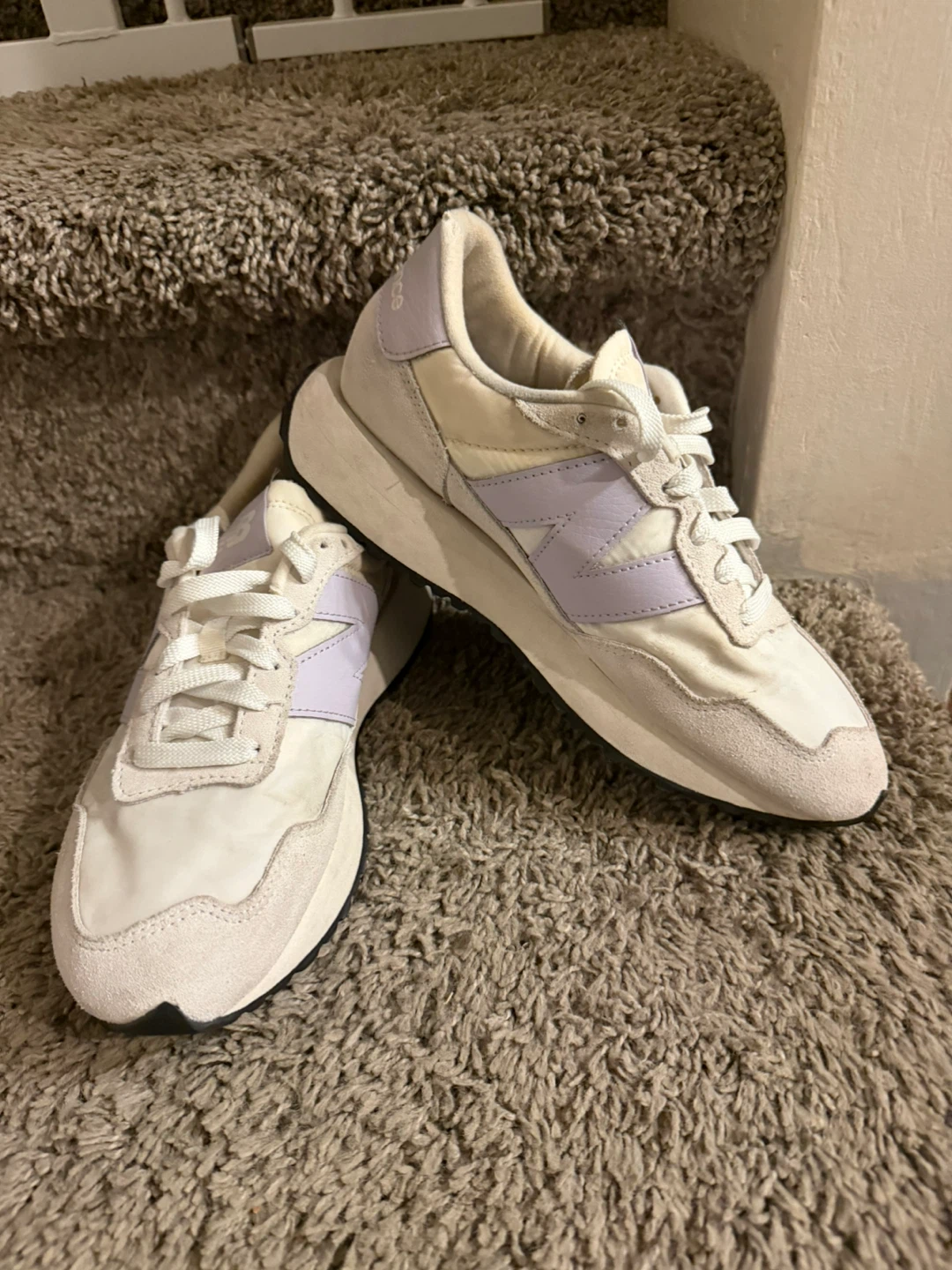 New Balance 237 Sneakers - Cream/Lavender