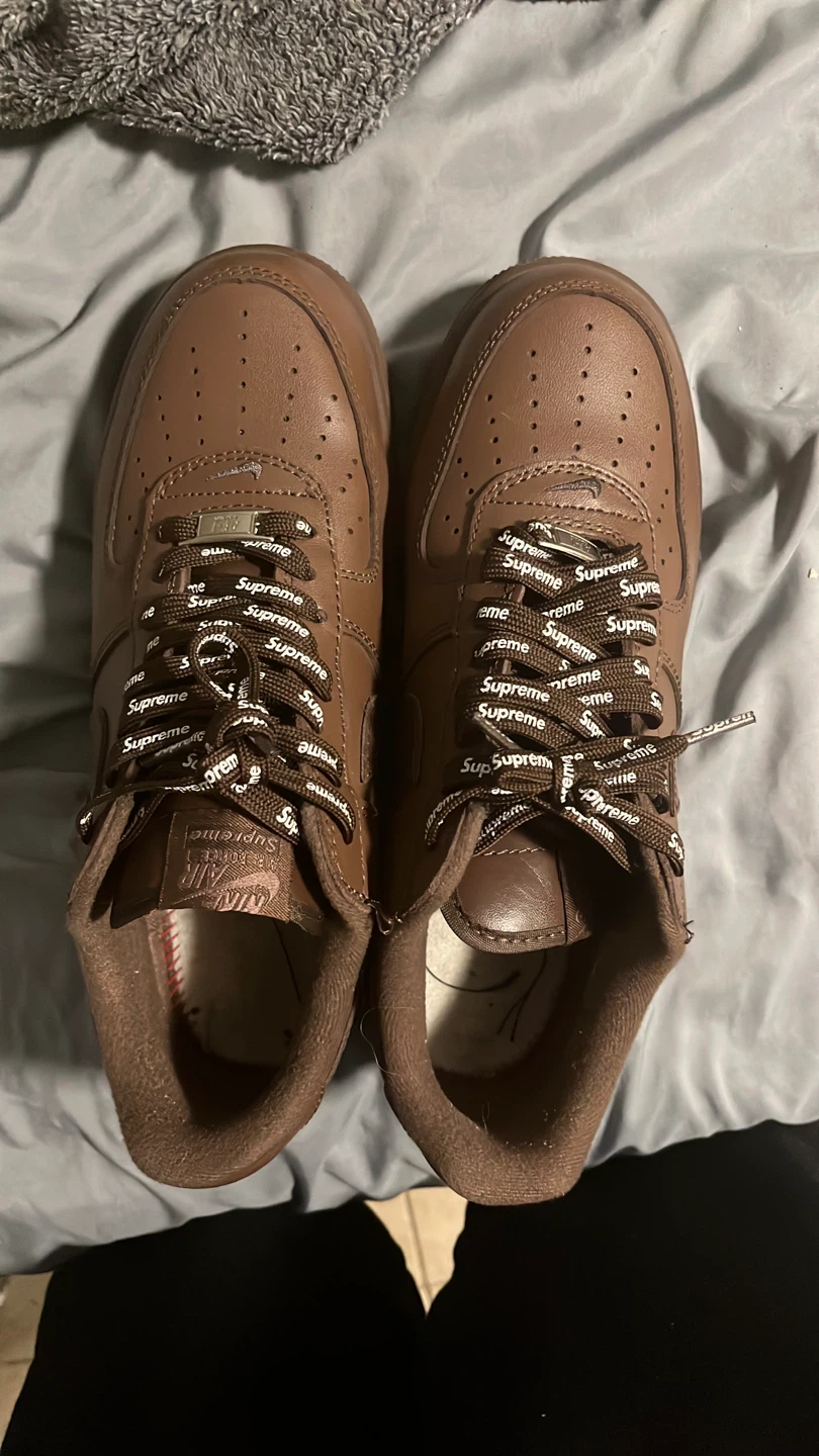 Nike Air Force 1 Low Supreme Brown - photo 3