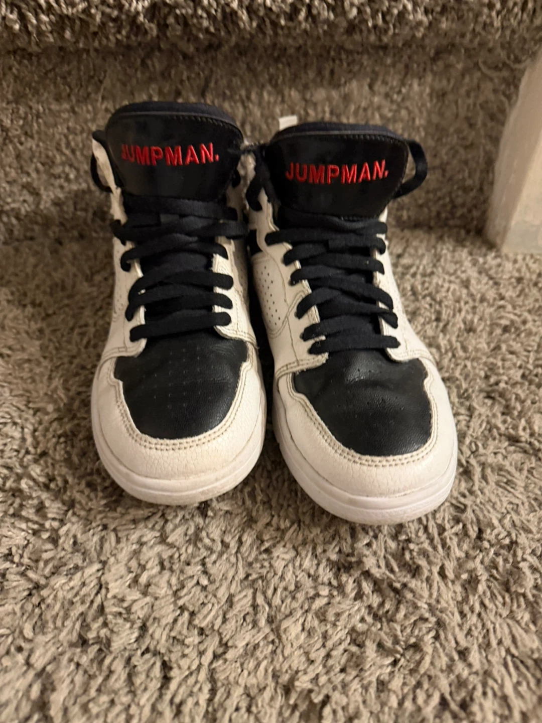Jordan Jumpman White and Black High-Top Sneakers - photo 4