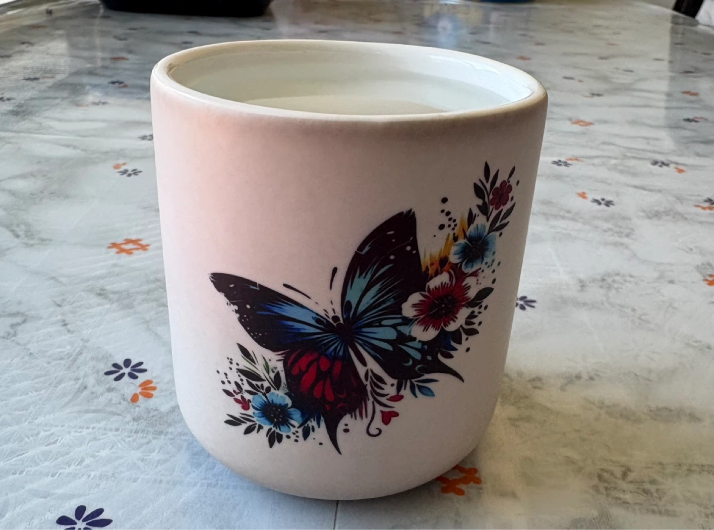 Color Changing Butterfly Magic Mug – Heart Handle