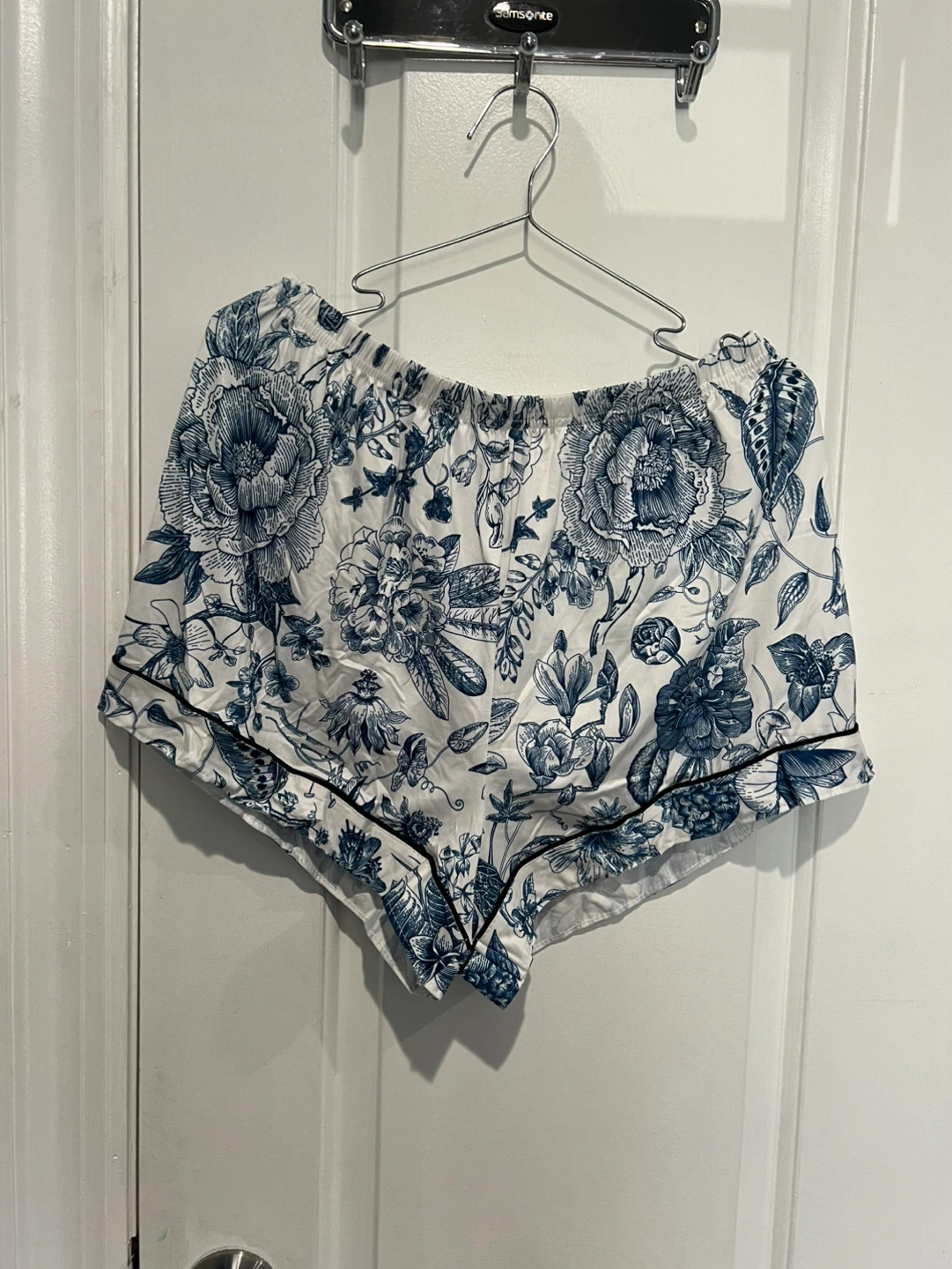 Pajama Set - Blue Floral Print - photo 3
