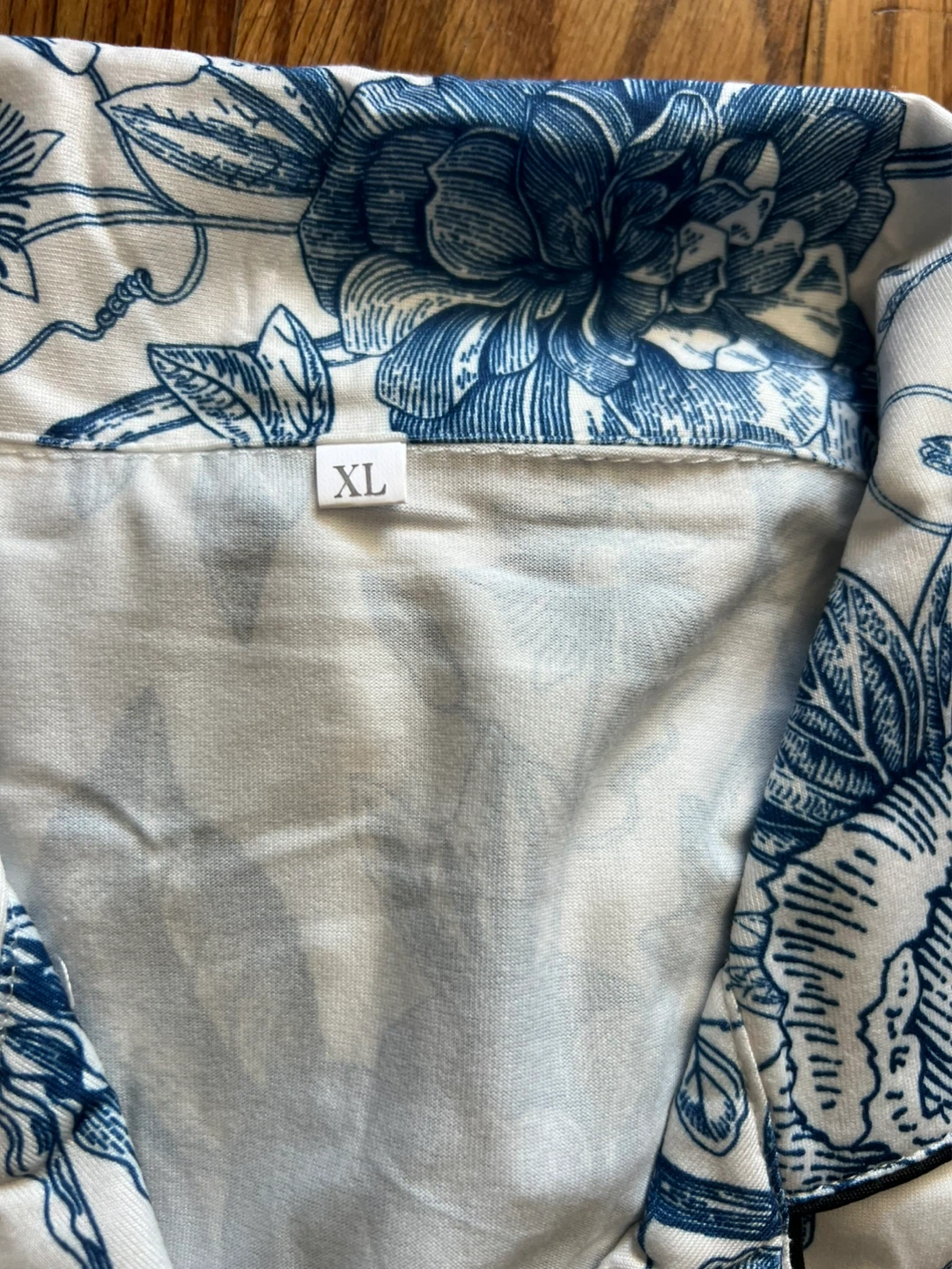 Pajama Set - Blue Floral Print - photo 5
