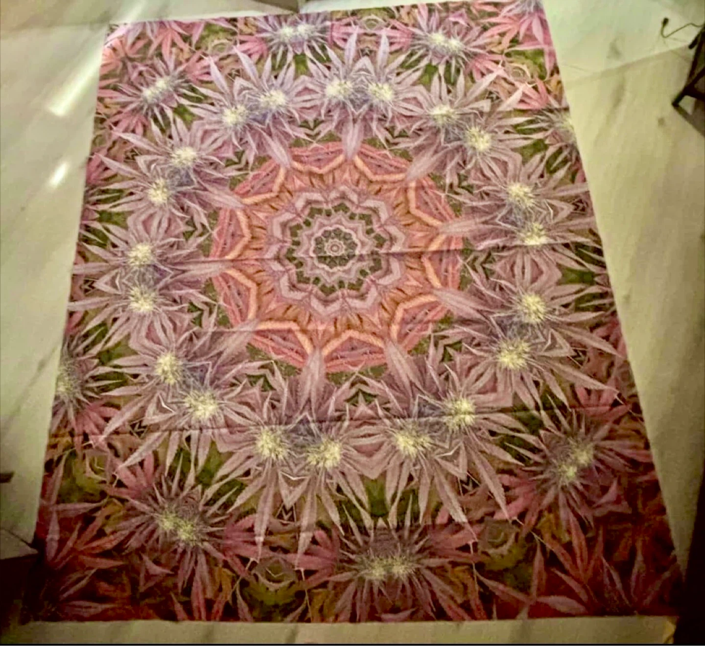 Large Society6 Pink Purple Tapestry – Wall Decor - photo 2