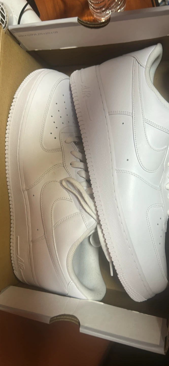 Nike Air Force 1 '07 White Sneakers Size 15
