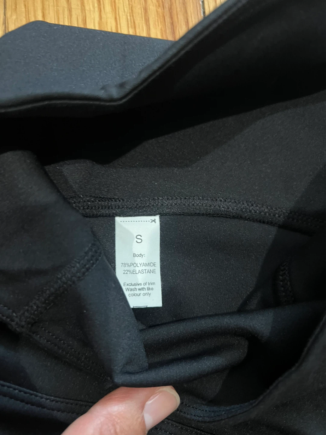 Black Workout Set - Sports Bra & Bike Shorts - photo 3