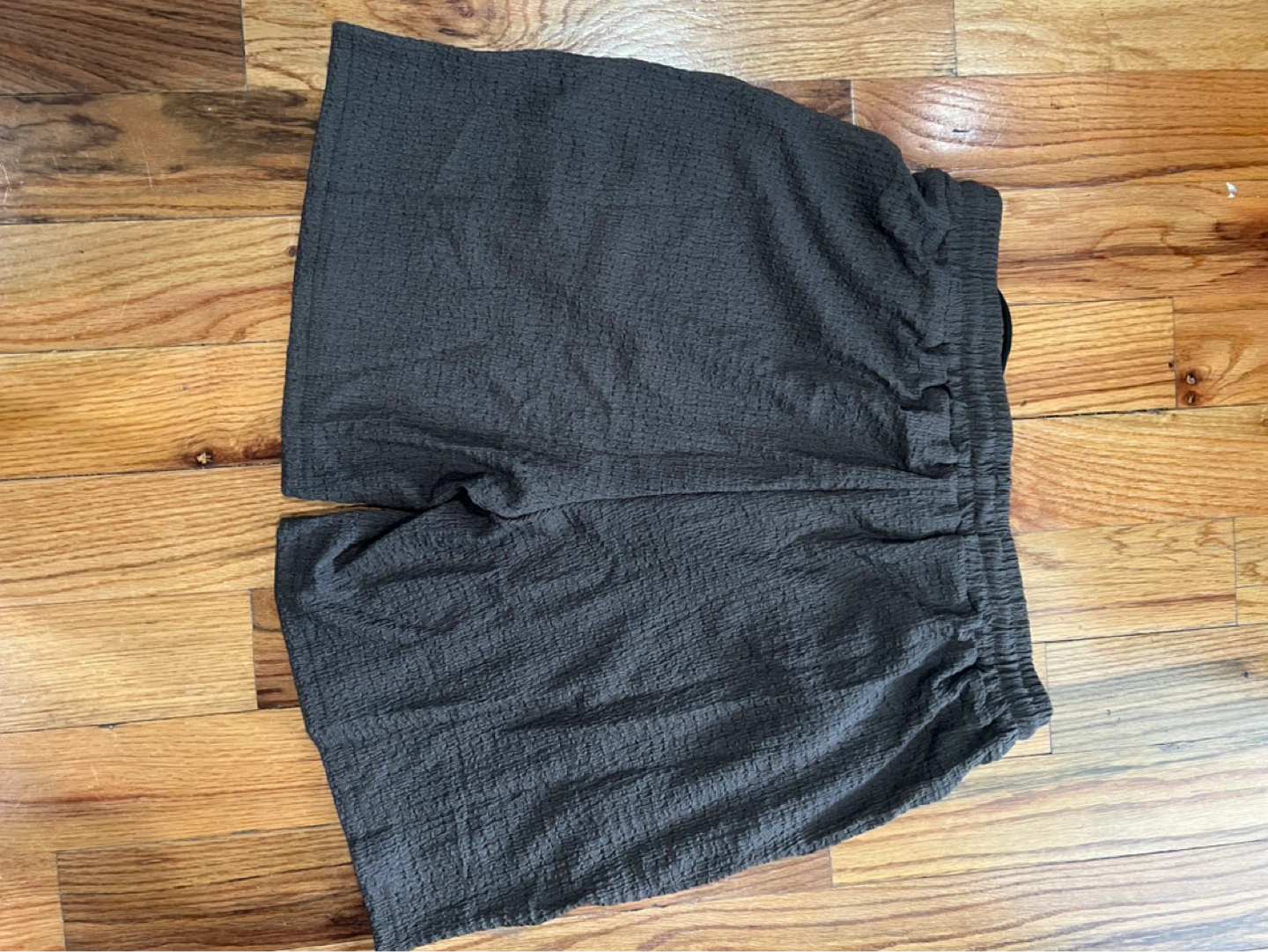 Men's Textured T-Shirt and Shorts Set - Charcoal Grey - photo 4