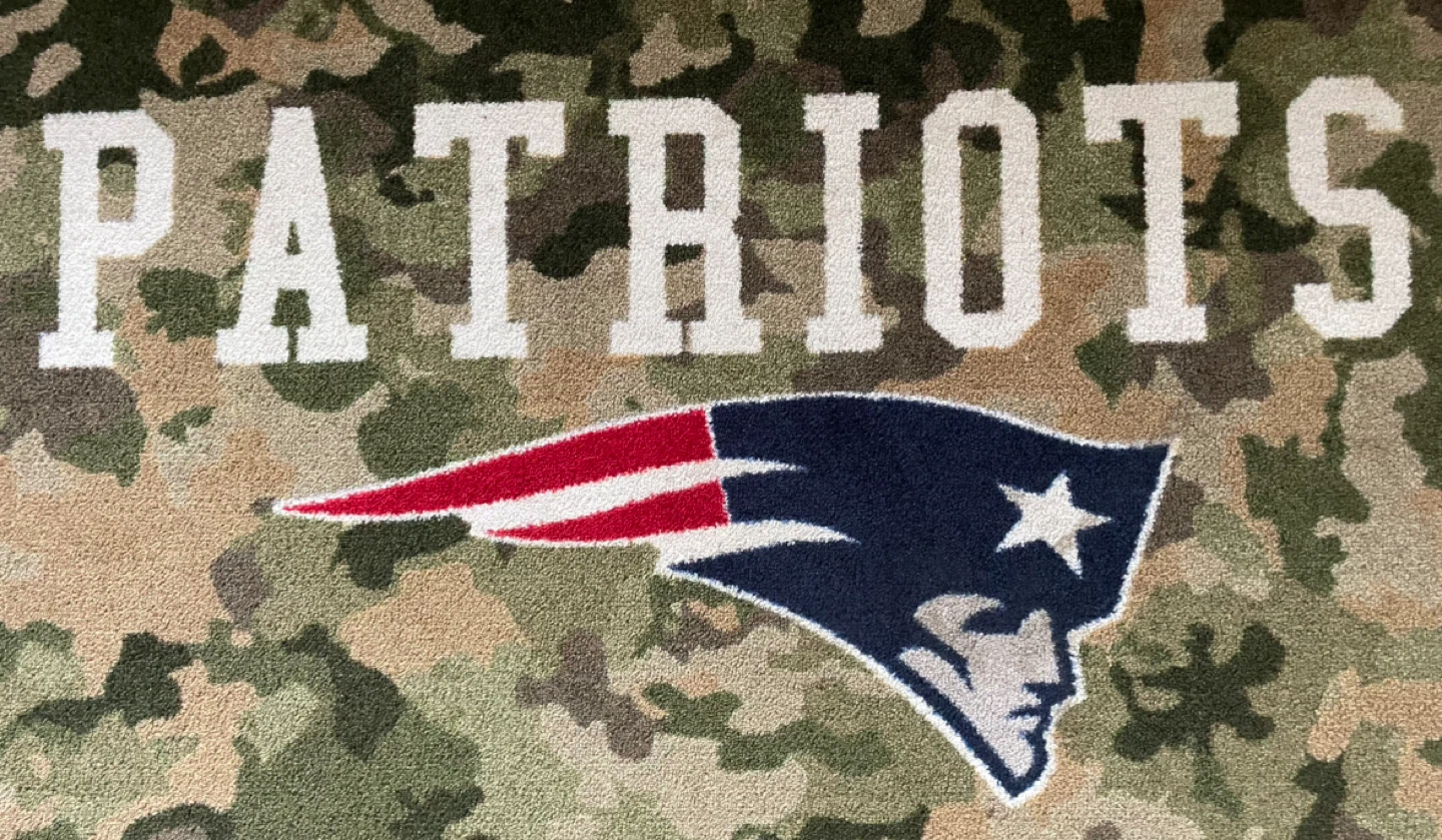 New England Patriots Camo Logo Area Rug - photo 2