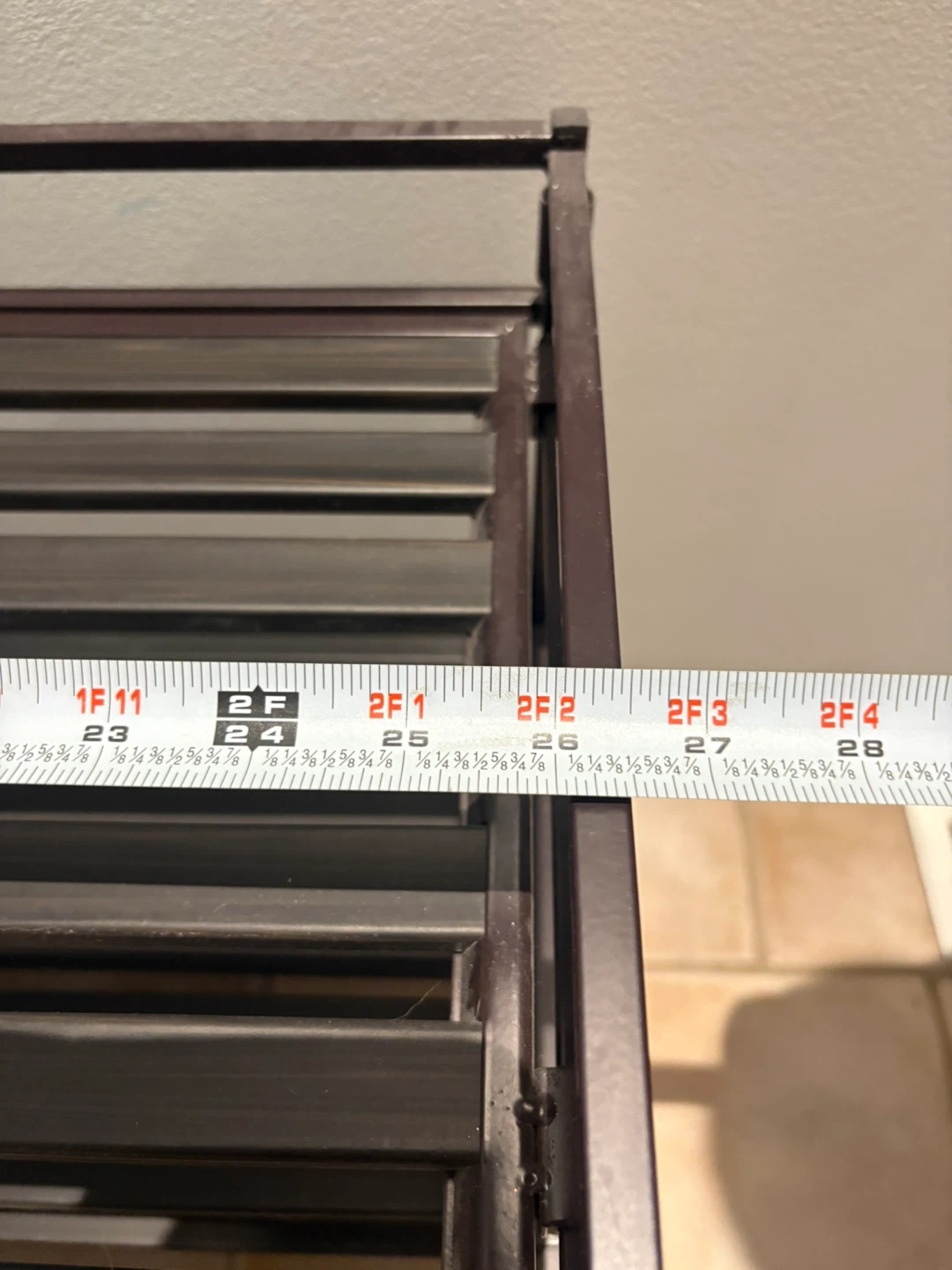 3 Tier Metal Shoe Rack As New - photo 4