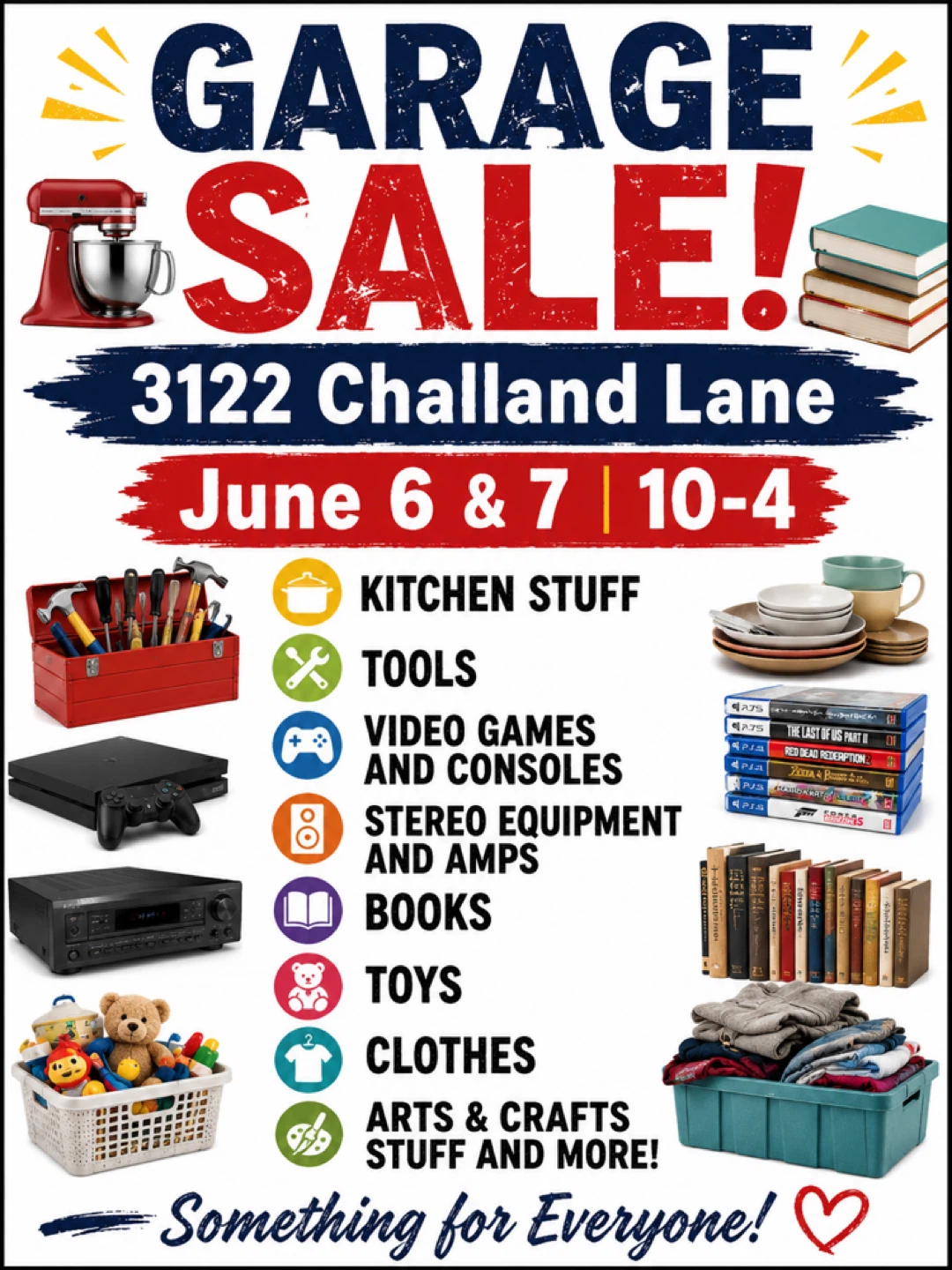Garage Sale June 6&7