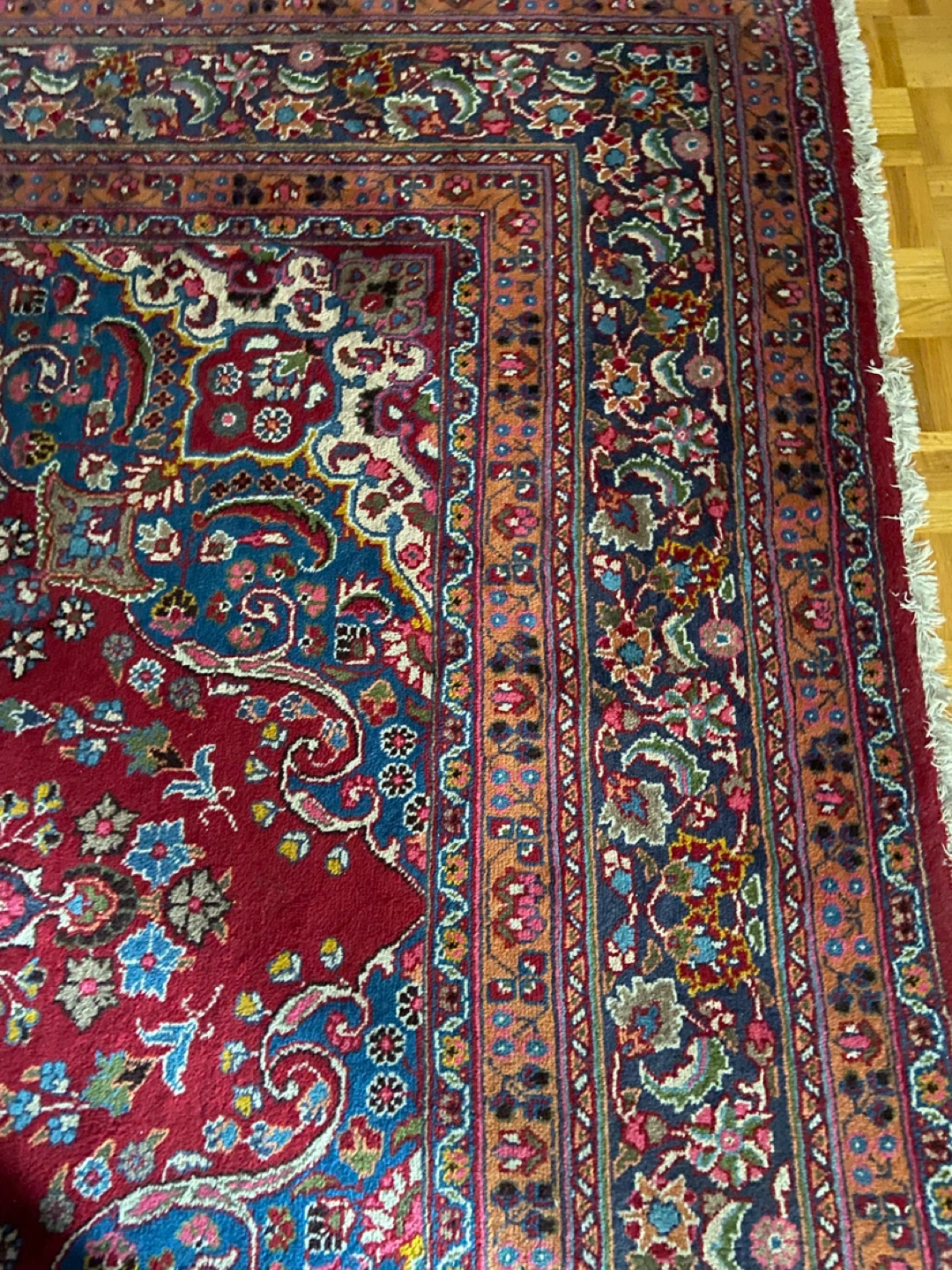 Persian style area rug