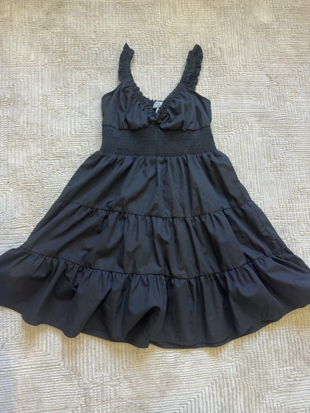 Black Tiered Dress