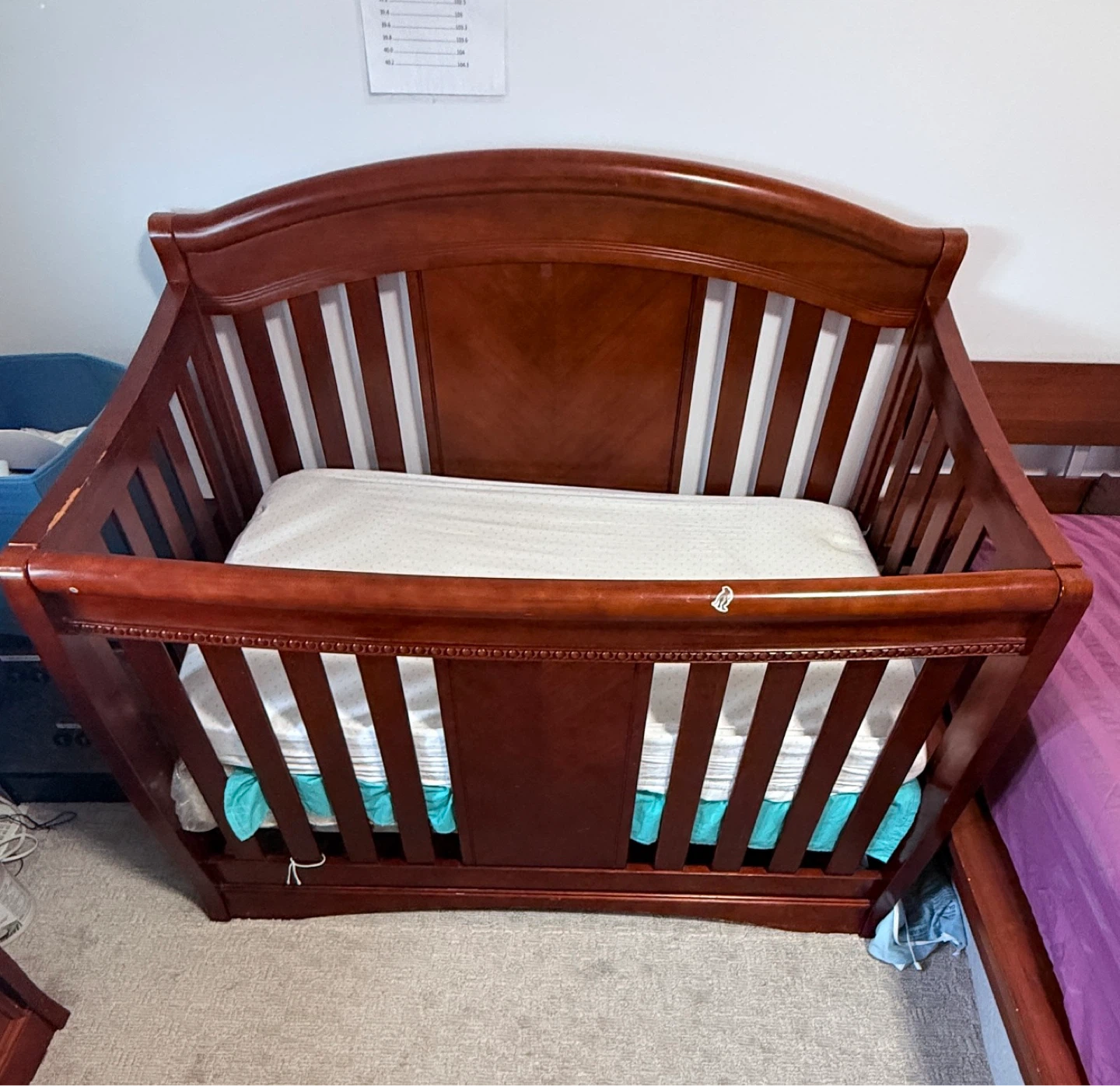 Wooden Convertible Crib