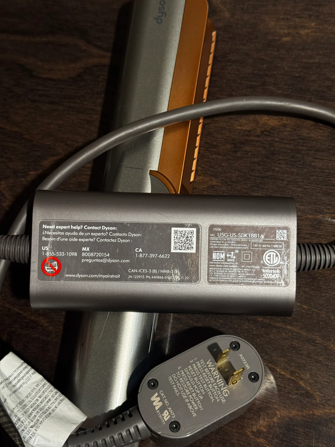 Dyson Airstrait Straightener - photo 3