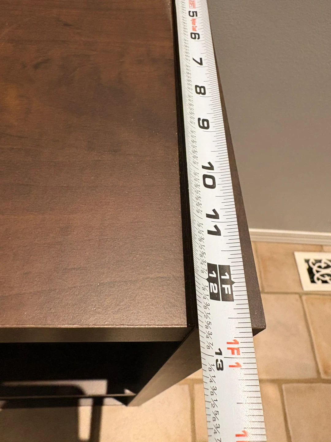 Dark Wood Cube Storage Shelf Unit - photo 5