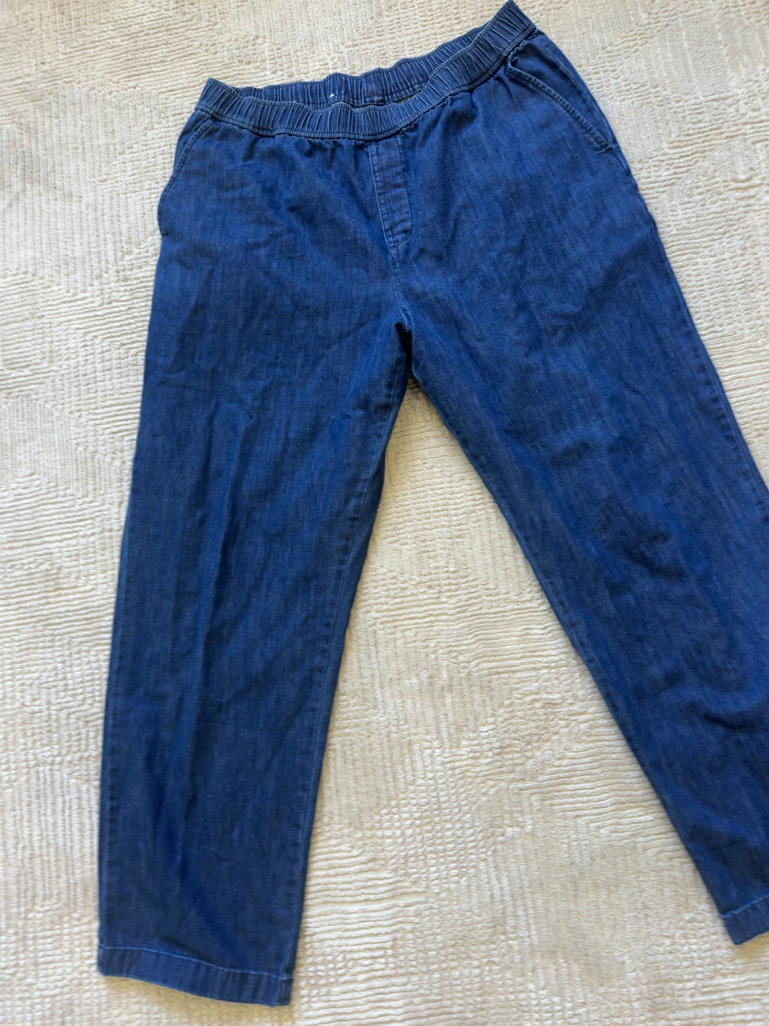 Uniqlo Women's Soft Blue Denim Pants - photo 2