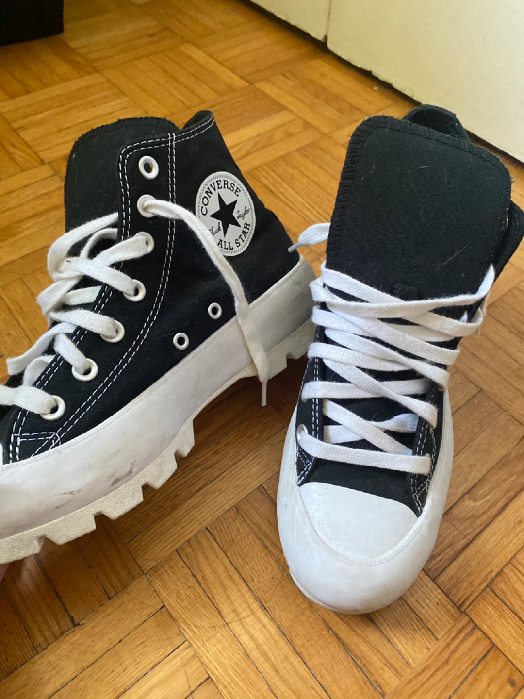 Converse All Star Chuck Taylor Lugged High Top Shoes - photo 2