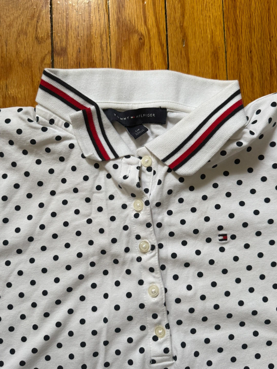 Tommy Hilfiger Polka Dot Polo Shirt - photo 2