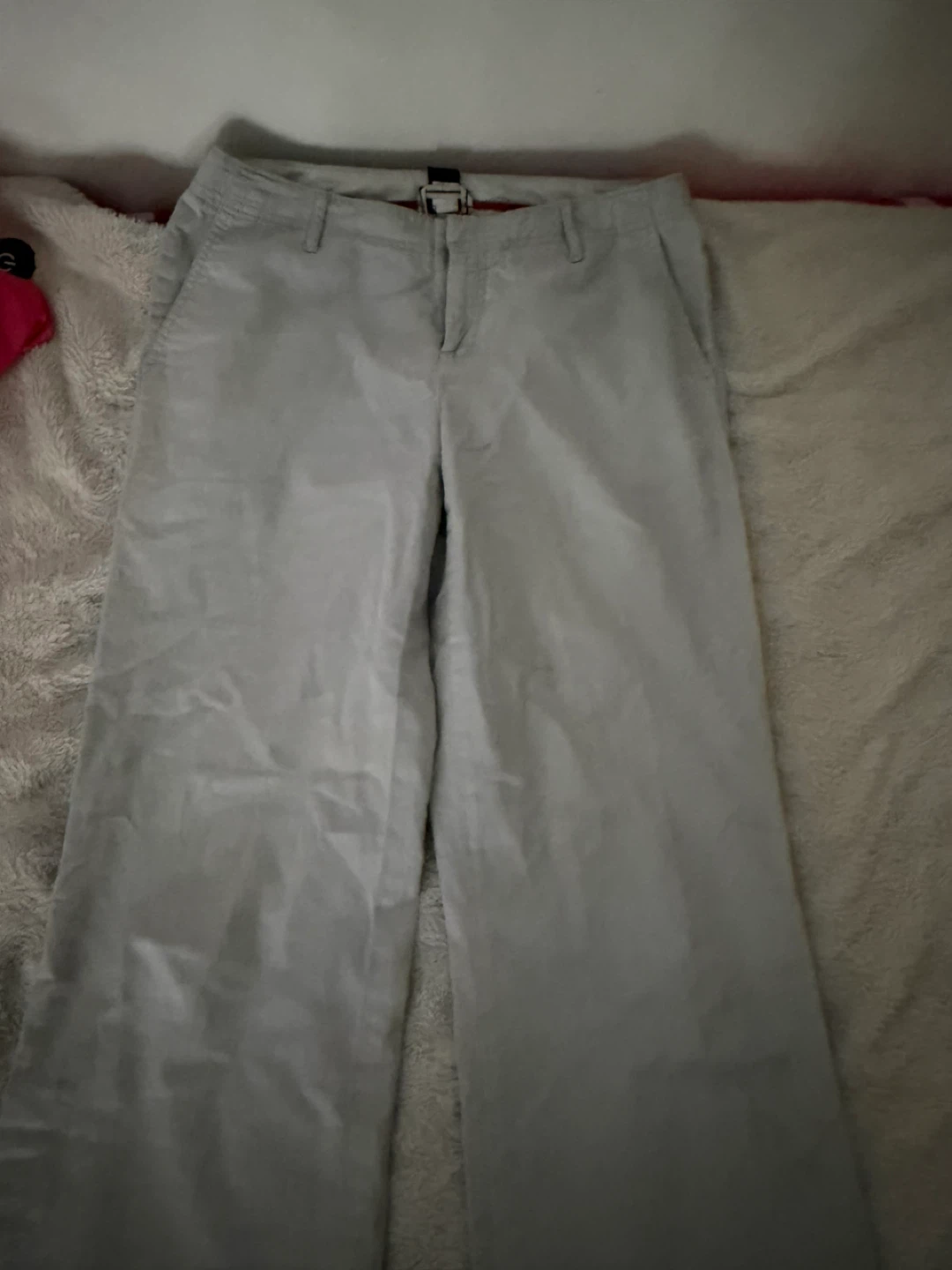 Light Grey Wide Leg Pants