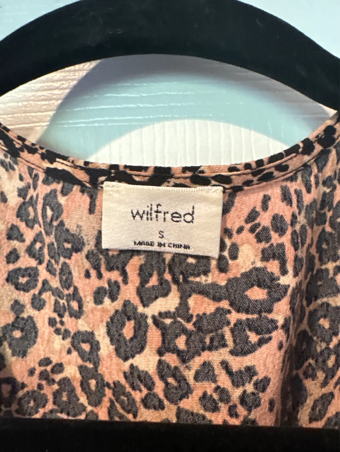 Wilfred Leopard Print Button-Up Midi Dress - photo 3