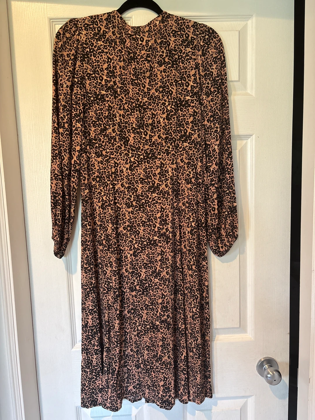 Wilfred Leopard Print Button-Up Midi Dress - photo 4