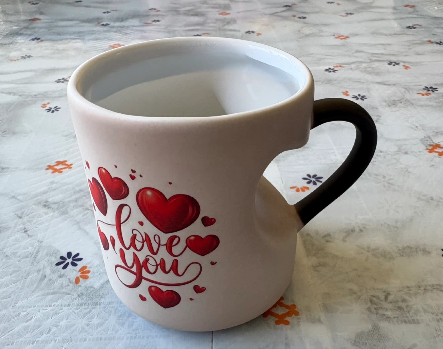 Magic Color Changing Heart Mug – Love You Design - photo 2