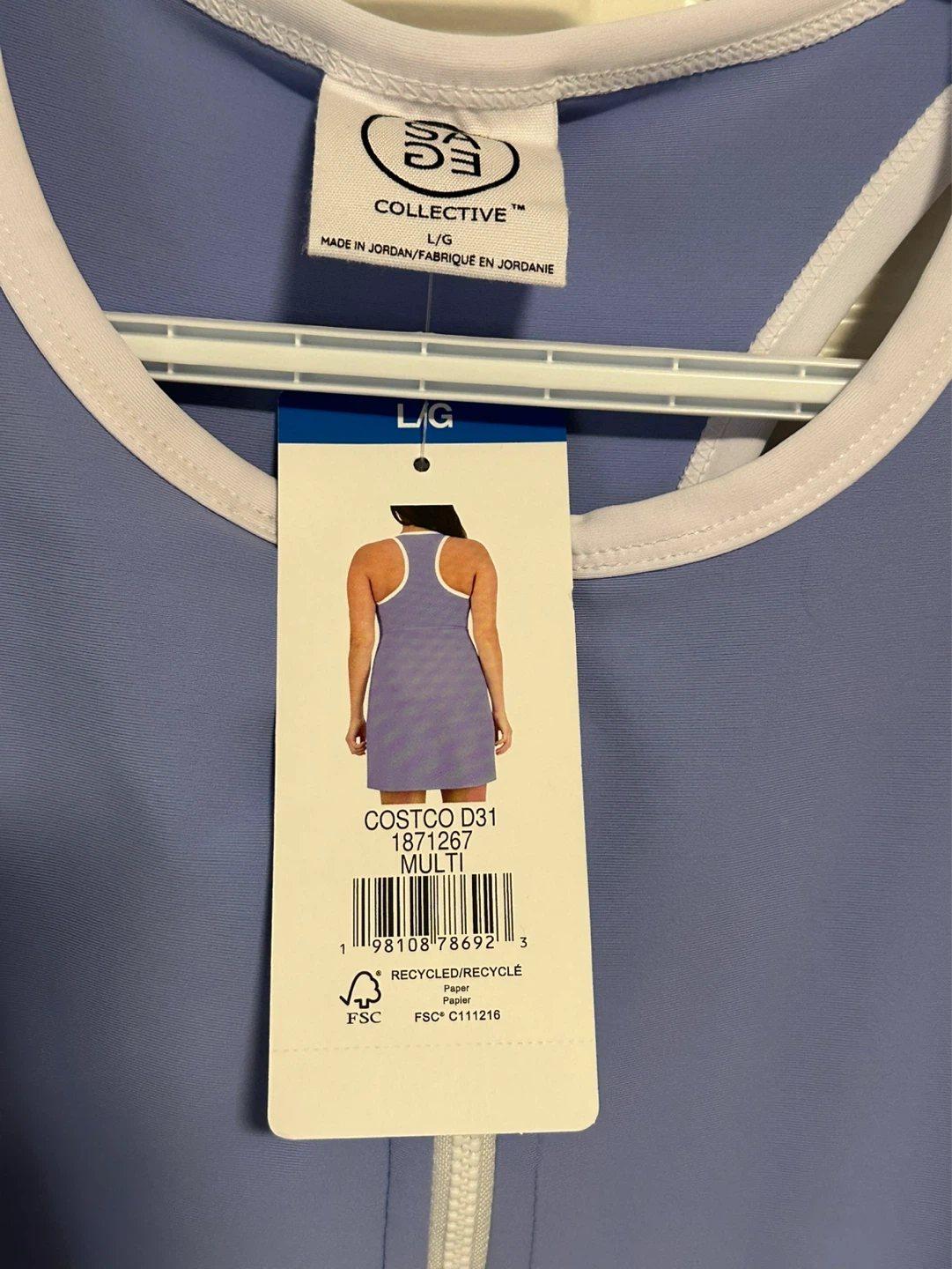 SAGE Collective Women's Active Dress L/G Blue - photo 4