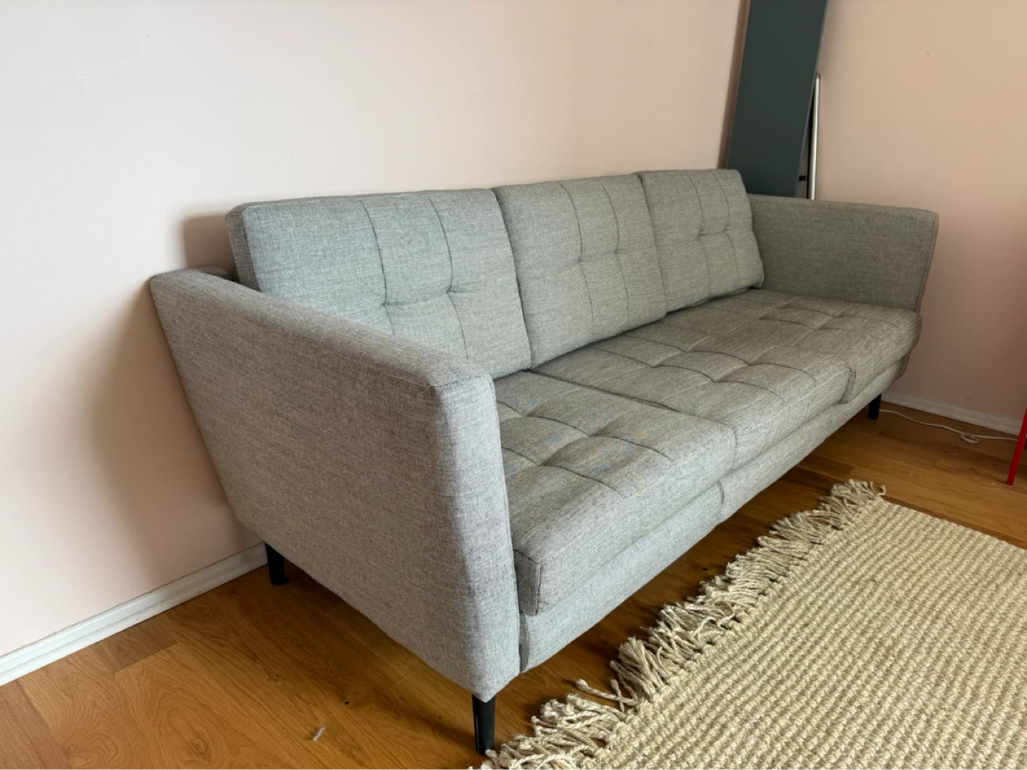 Gray 3-Seater Sofa