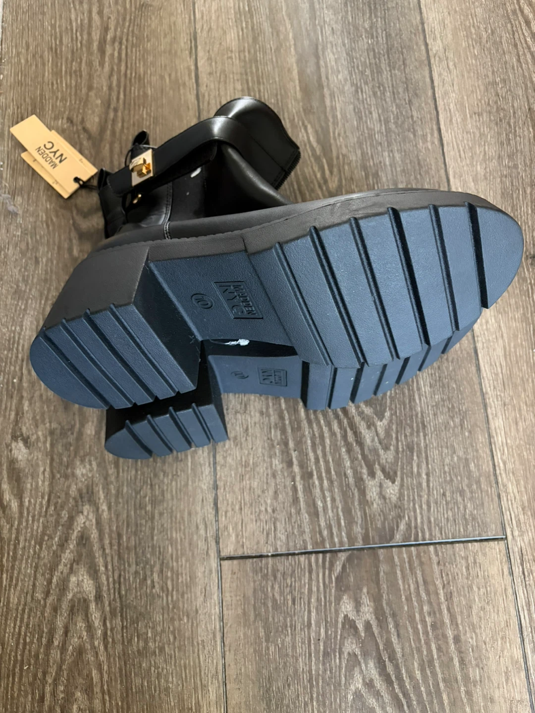 Madden NYC Black Lug Sole Boots - photo 2