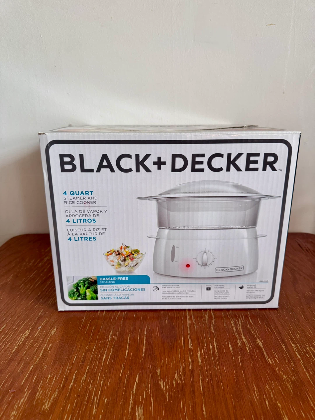 Black+Decker 4 Quart Steamer and Rice Cooker