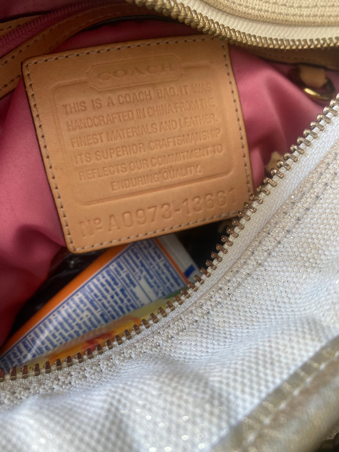 Coach Leatherware Canvas Tote Bag - photo 2