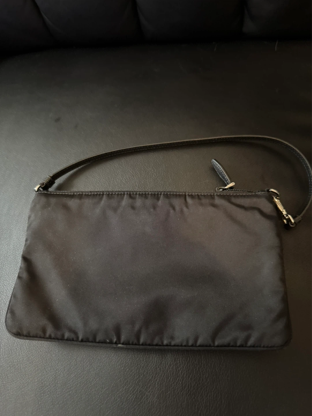 Prada Black Nylon Pouch Bag - photo 2