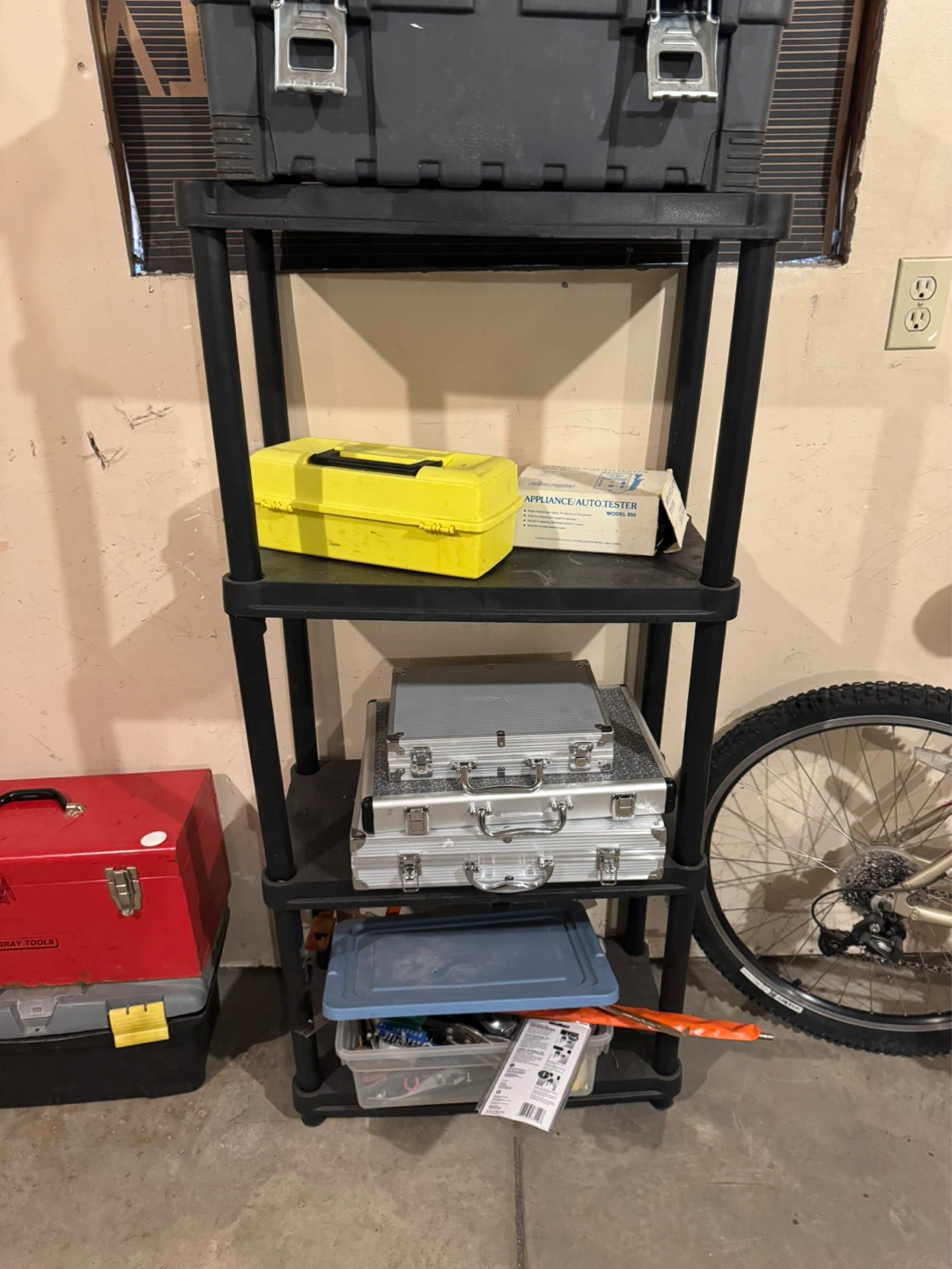 4 Tier Shelf , 52 X 14 X 12 inches.