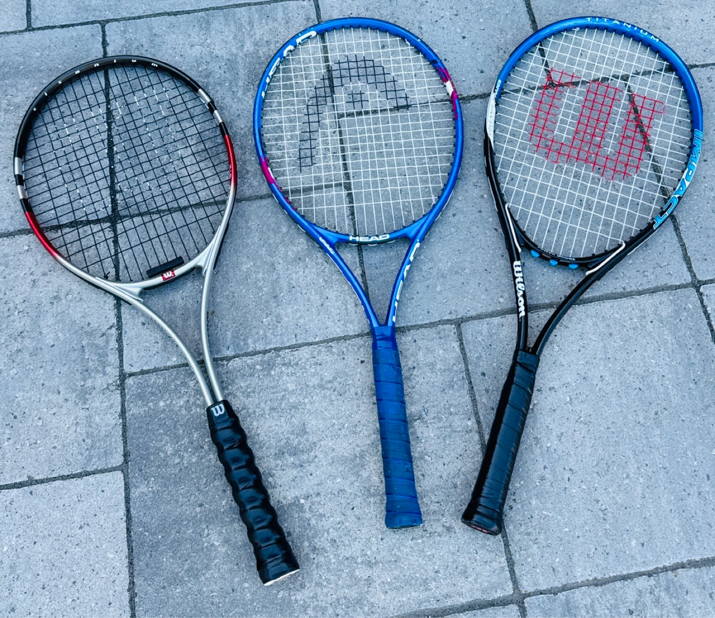3 Tennis Rackets $38/45/40 EA - Wilson, Head, and Unbranded - photo 2