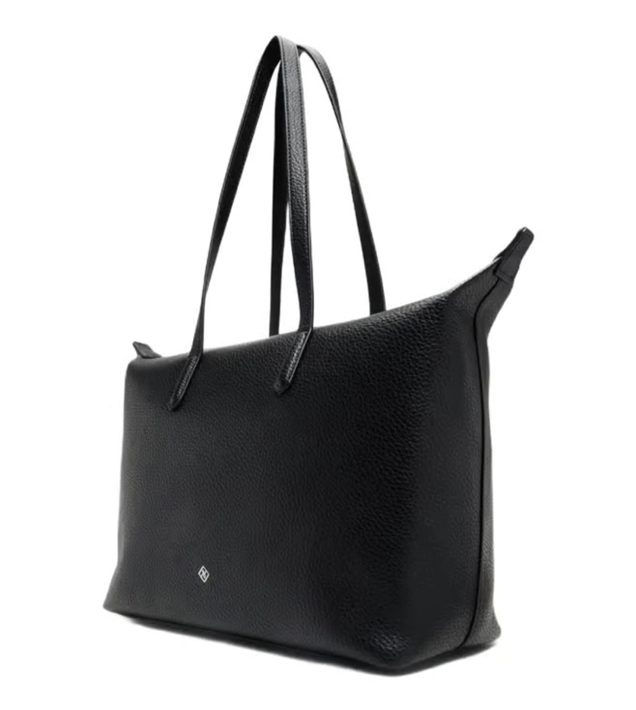 Black Leather Tote Bag - photo 2