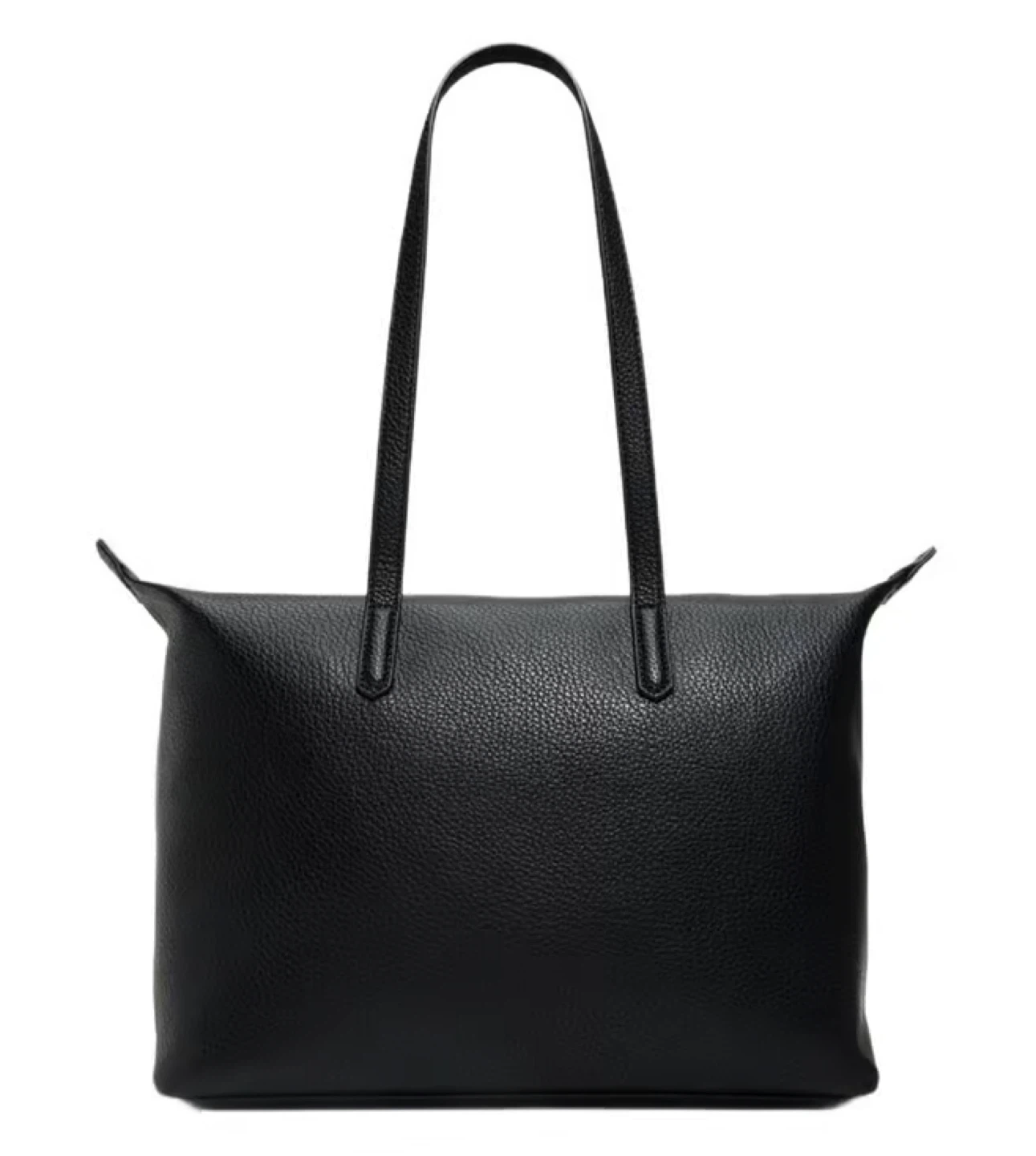 Black Leather Tote Bag
