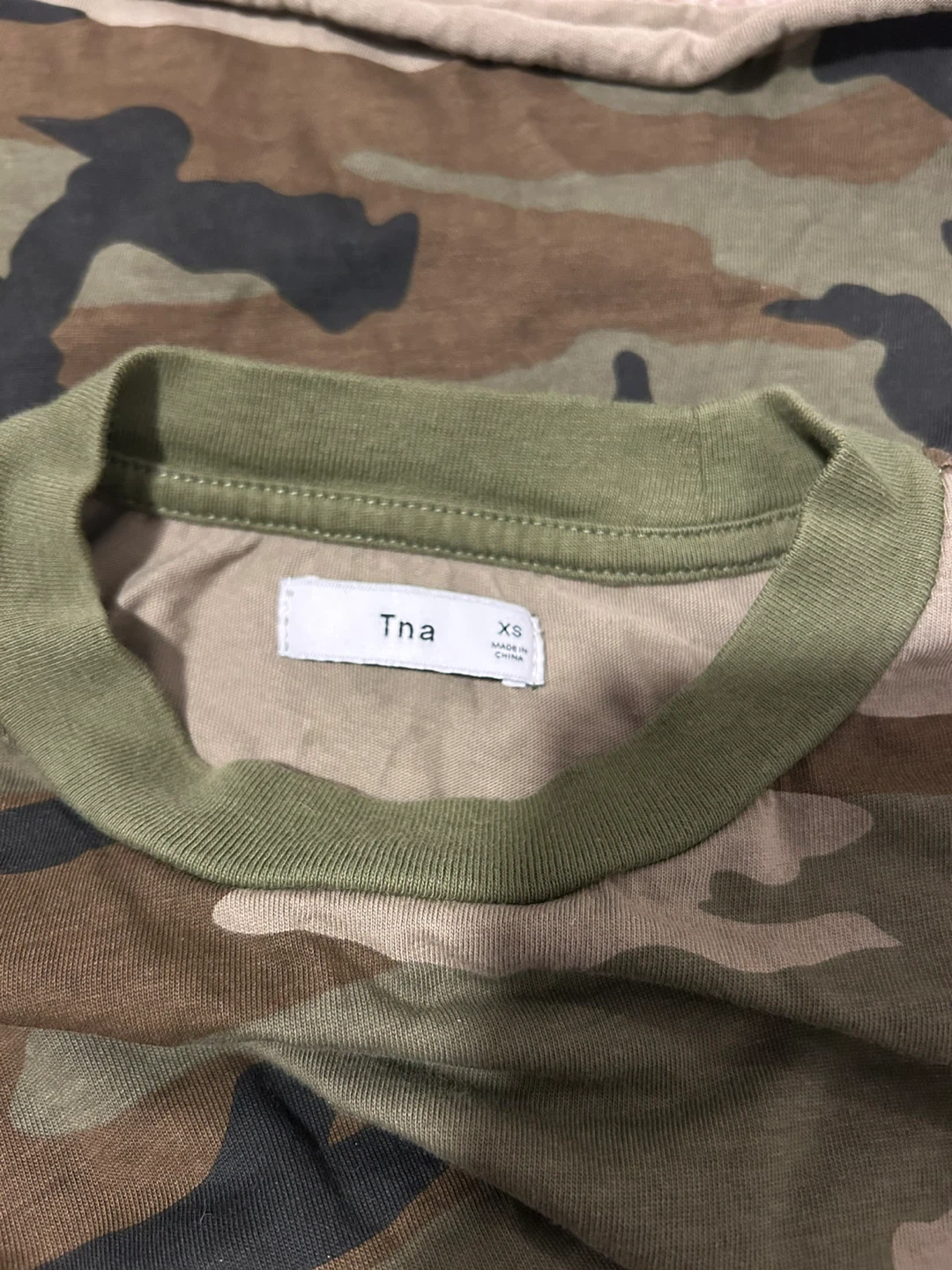 Tna Camouflage Long Sleeve T-Shirt XS - photo 3
