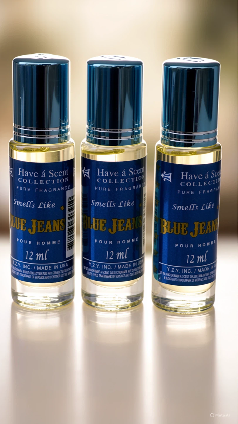 Have a Scent Collection Blue Jeans Fragrance for Men, 12ml
