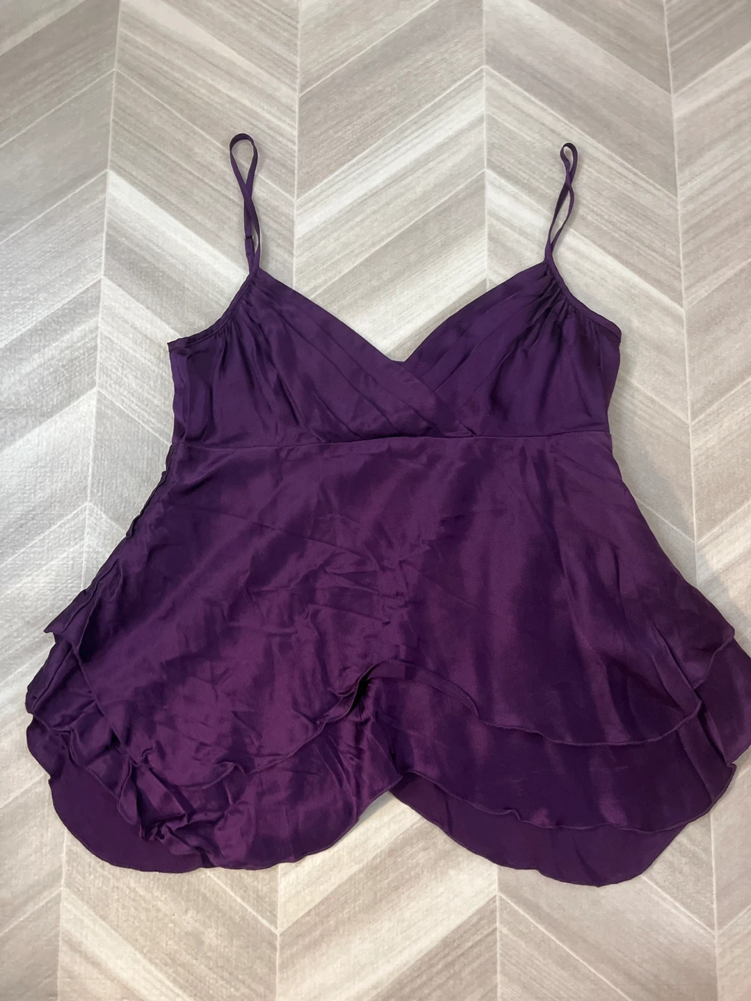 Vintage Purple Going Out Top