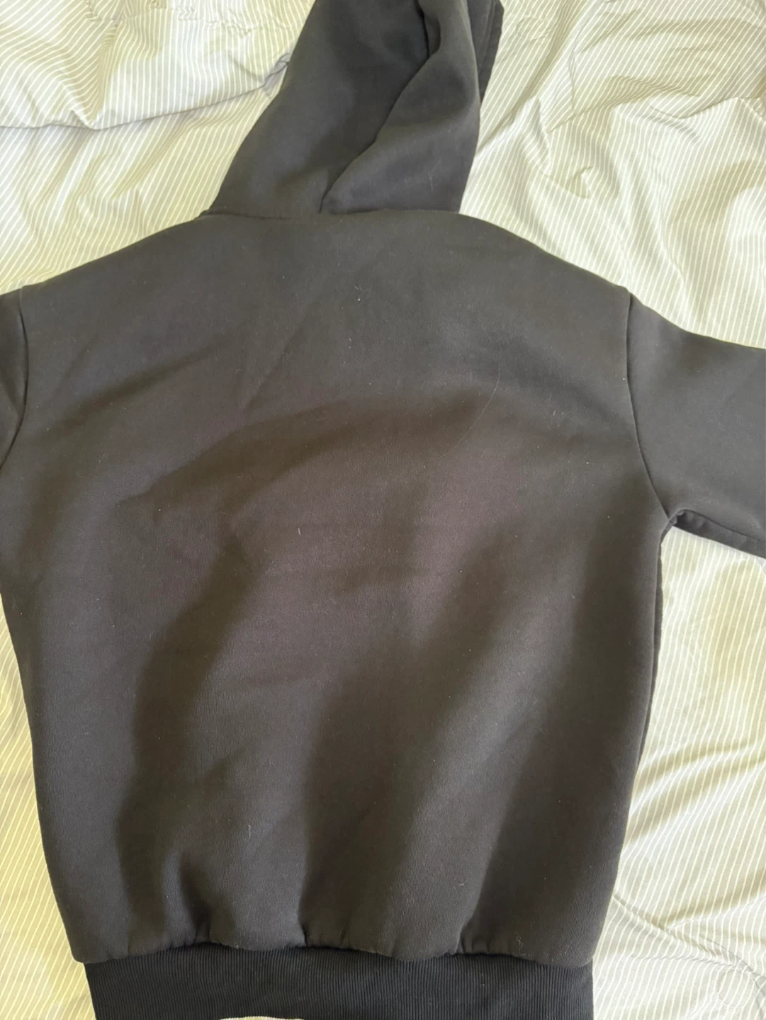 Black Graphic Zip-Up Hoodie - photo 3
