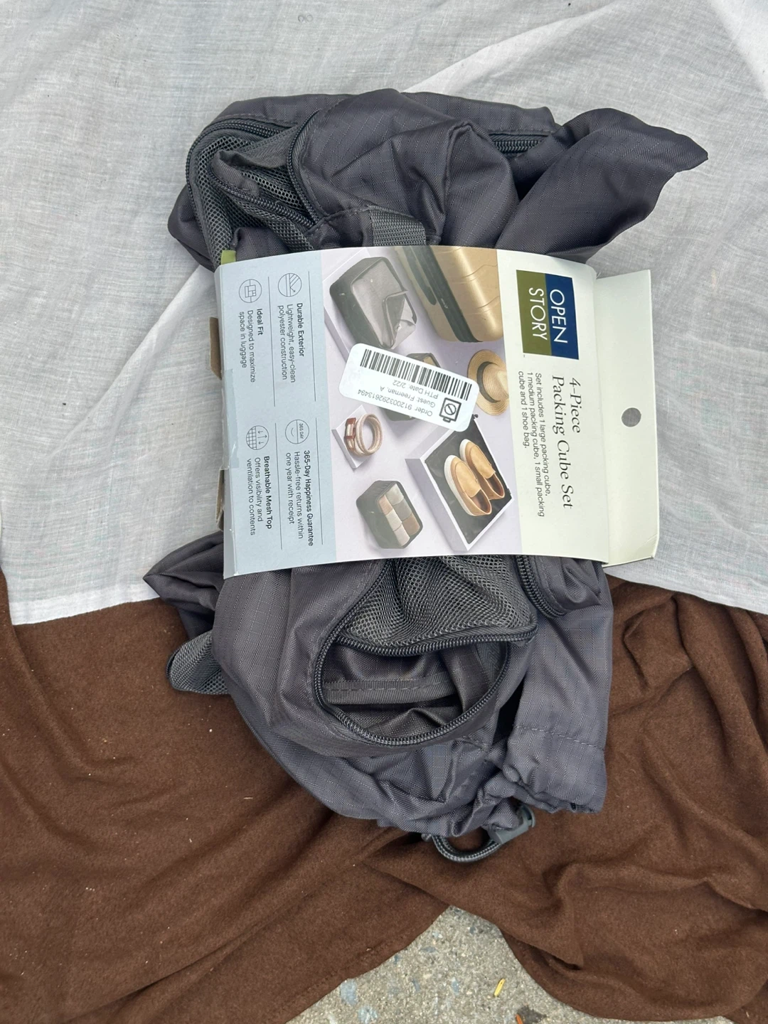 Open Story 4-Piece Packing Cube Set