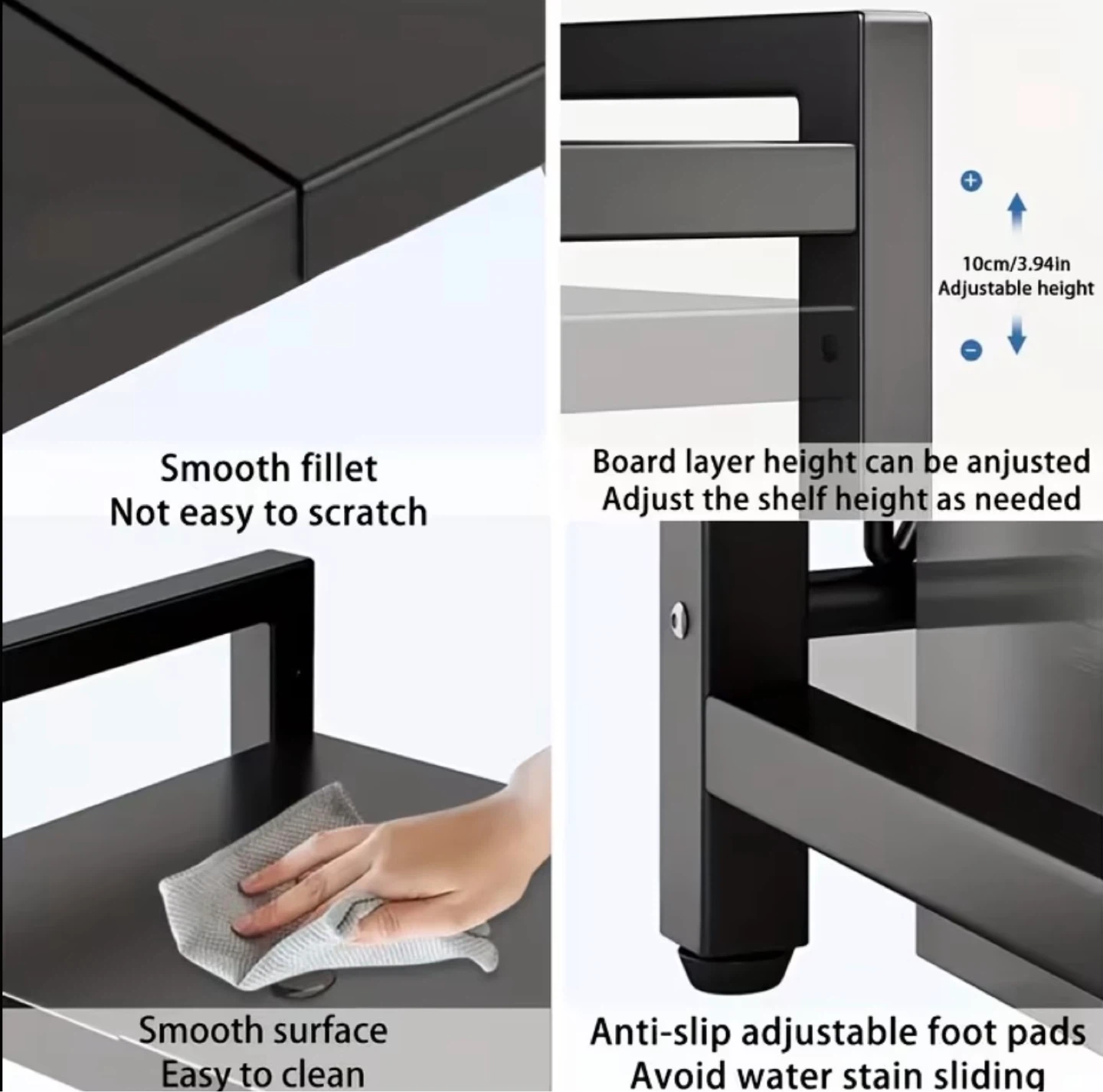 Adjustable Kitchen Microwave Shelf (BRAND NEW IN BOX) - photo 4