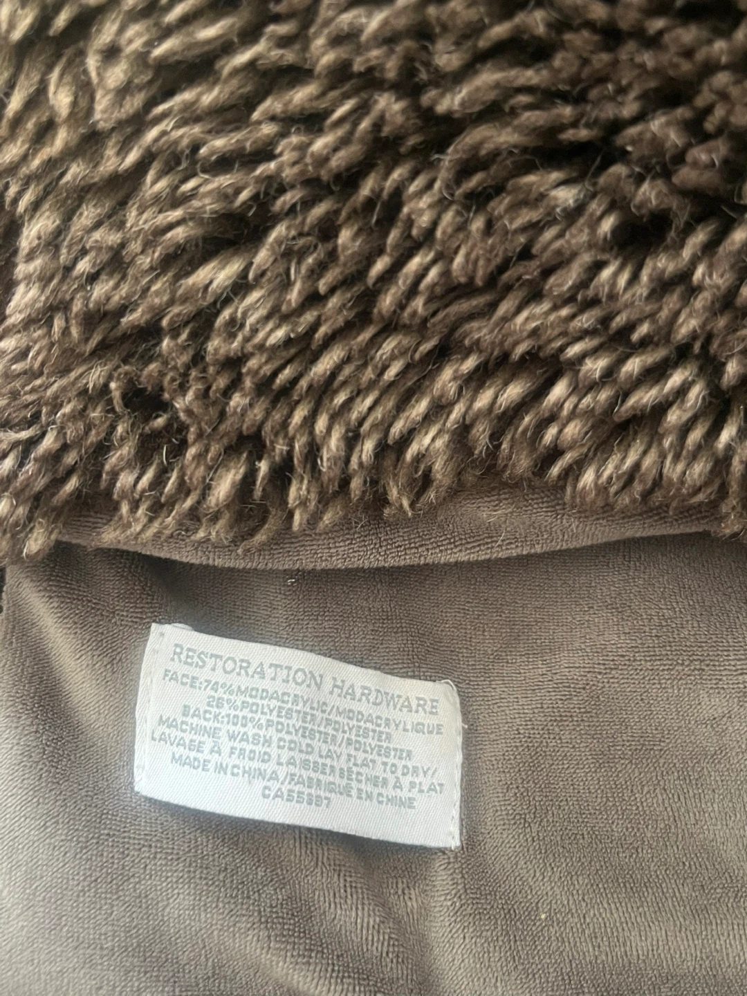 FREE Restoration Hardware Faux Fur Throw
