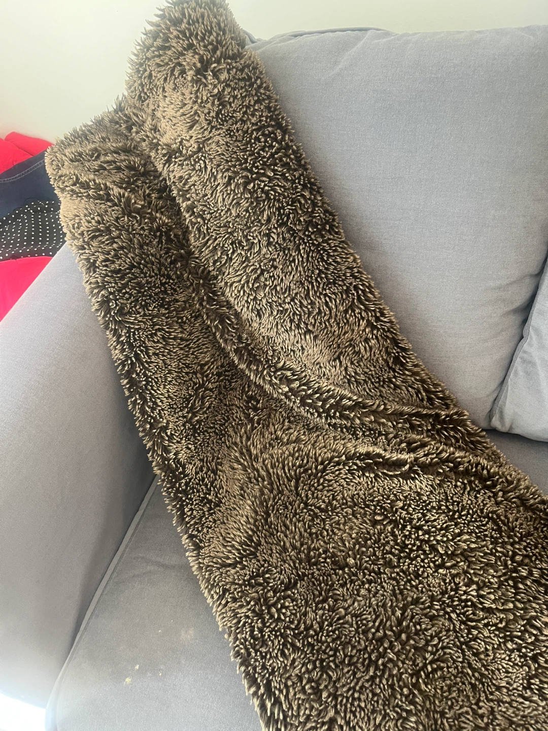 FREE Restoration Hardware Faux Fur Throw - photo 2