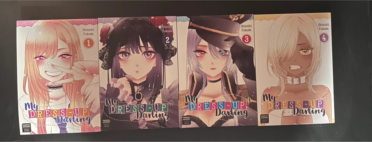My Dress-Up Darling Manga Volumes 1-4