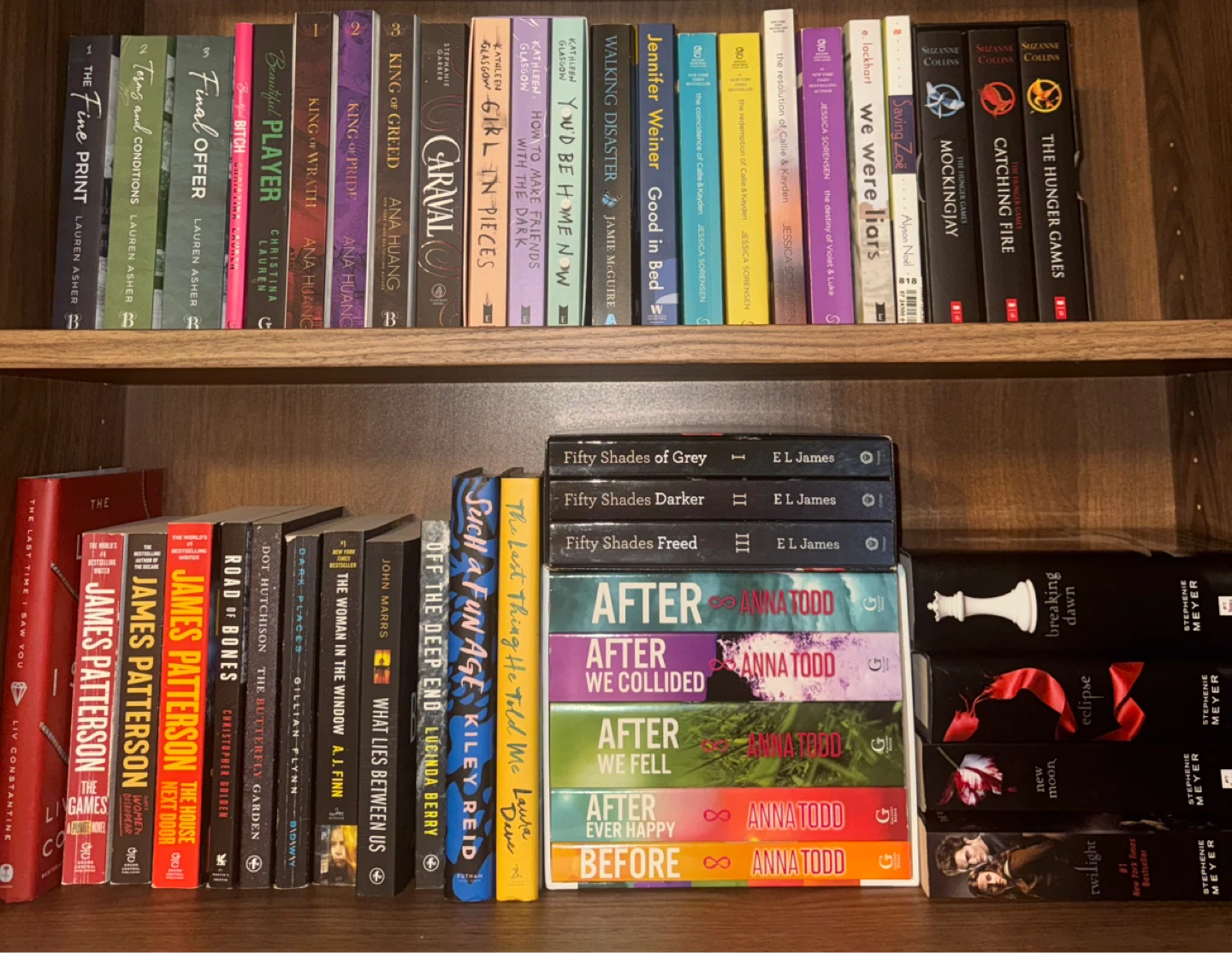 Books thrillers/ romance